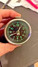 Porsche 356 Original Vdo Clock 6 Volt Not Working Good Cosmetics