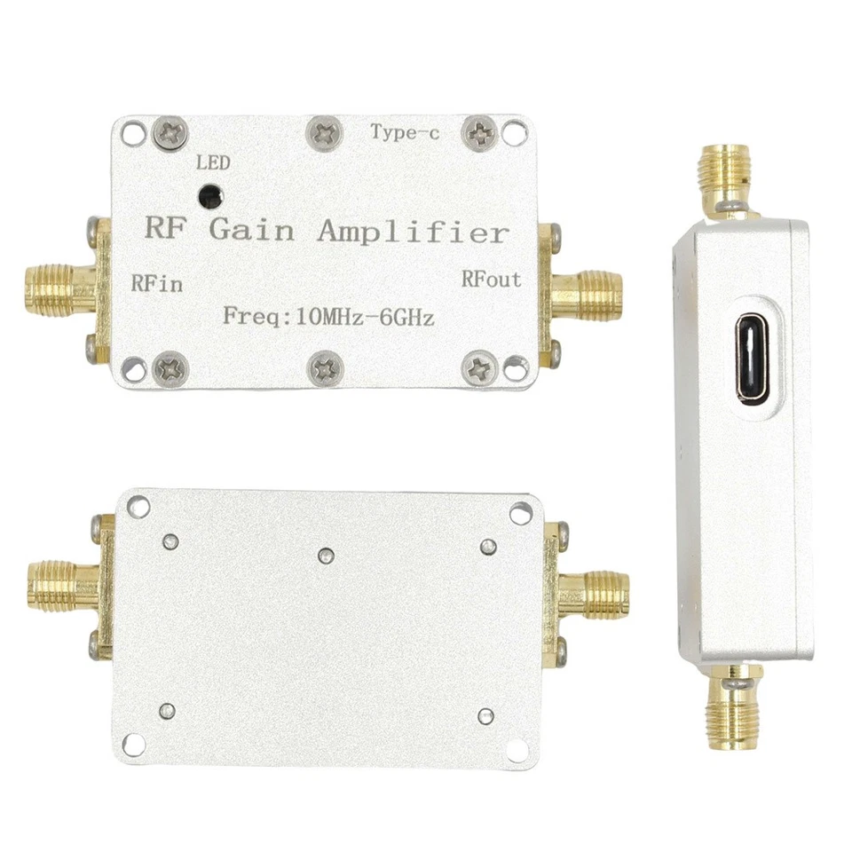 10M-6GHz RF Amplifier 10dB 20dB 30dB 40dB High Gain Push Receiver Amplifier - Image 4 of 4
