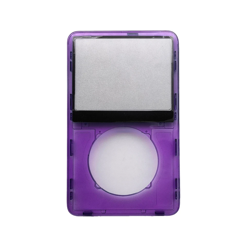 RESALEFIRM Clear Purple Face Plate For Apple iPod Classic 5th Gen 5.5 Front Video 30GB 80