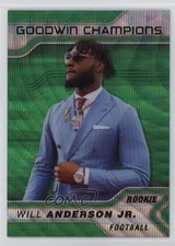 2023 Upper Deck Goodwin Champions Platinum Green Wave 2/10 Will Anderson Jr 2pw