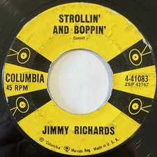 Jimmy Richards – Strollin' And Boppin' (Walkin' The Bop) – Columbia - 4-41083 7"
