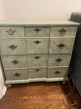Pair of Vintage Baker Furniture Hand-Painted Louis XVI Nightstands