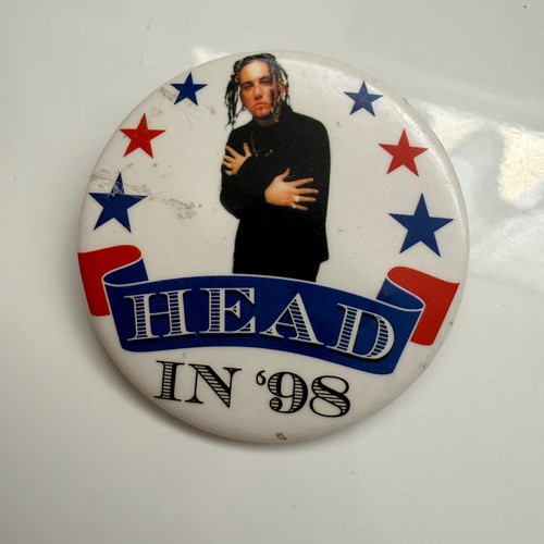 Vintage 1998 Korn "Head" Presidential Round Pin