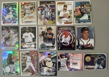 BASEBALL SUPERSTAR INSERT/BASE/REFRACTOR CARD LOT (5) TATIS, RIVERA, CHIPPER,ETC