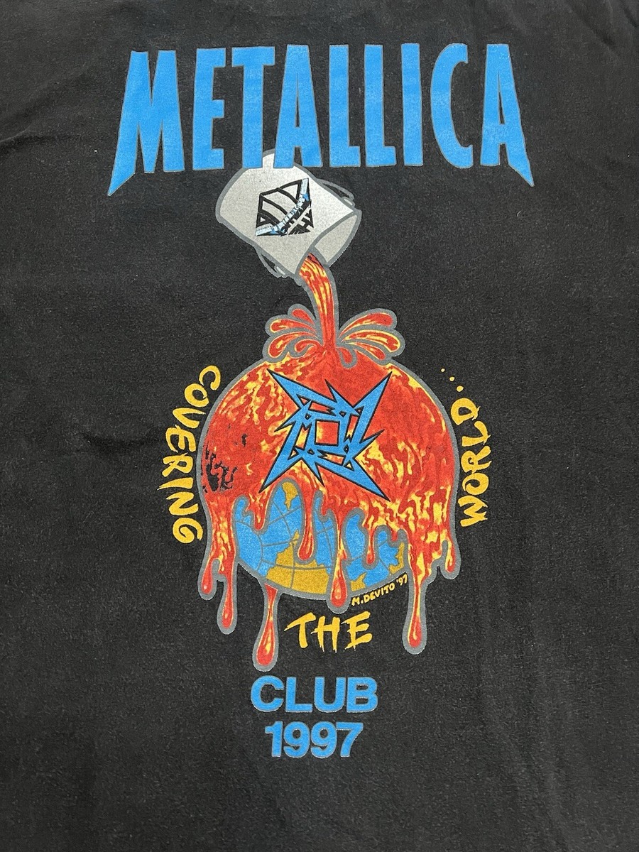 Vintage 1997 Metallica Fan Club T-Shirt Men's XL RARE