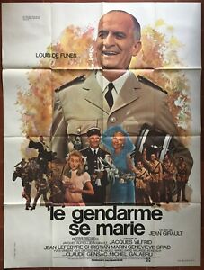  Affiche LE GENDARME SE MARIE  Jean Girault LOUIS DE FUNES 