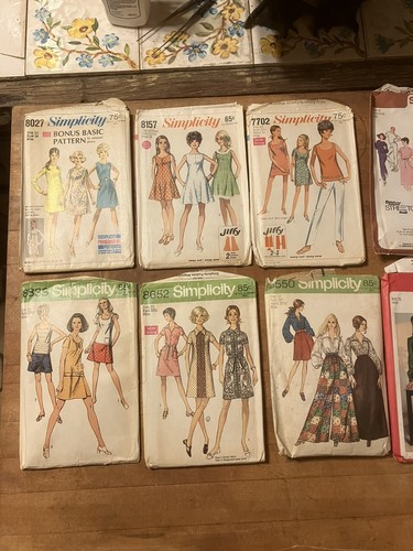 Mixed Lot Of 59 Vintage 1940s 1950s 1960's 1970's 80's Sewing Patterns Unchecked - Picture 6 of 12