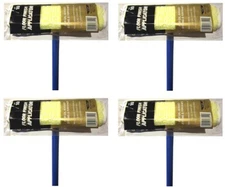 (4) ea Ettore 33110 10" Microfiber Oil Floor Finish Applicator w 53" Pole Handle