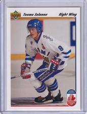 1991-92 Upper Deck - TEEMU SELANNE - RC #21 - Jets