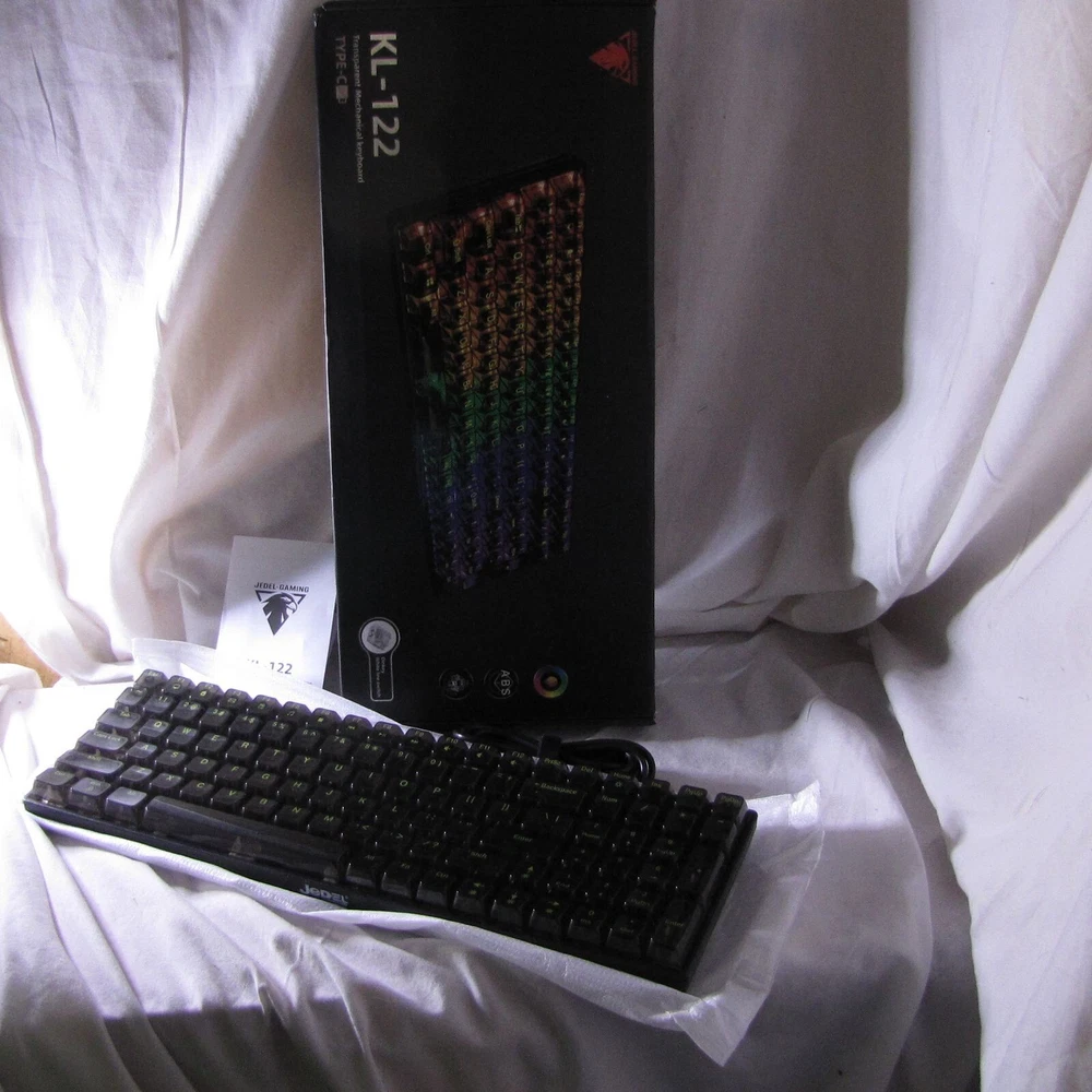 Mechanical Gaming Keyboard KL-122 Jedel RGB Numpad Compact New Design