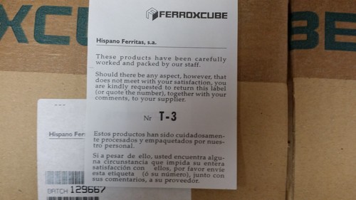 (50 PCS) T14/9/5-3S4 Toroids, Ferrite Ring Cores 14 x 9 x 5 mm Round - Picture 6 of 7