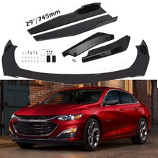 For 2008-2012 Chevy Malibu Front Rear Bumper Lip Spoiler Splitter Side Skirt