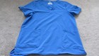Adar Women's Scrub Blue top - Xxl - 44" Chest - 28" Long - 6.9oz