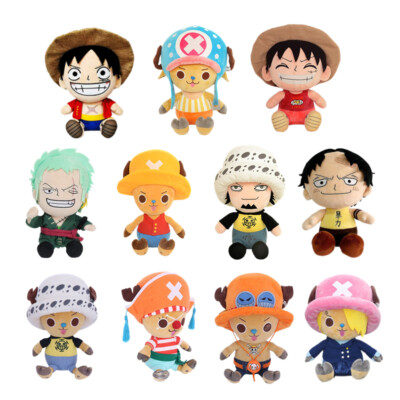 One Piece Plüschtier 25 cm Ruffy, Ace & weitere Charaktere, Auswahl