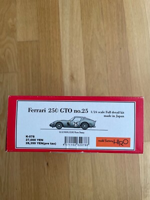 Ferrari 250 GTO no.25 1963 -1/24 scale Model Factory Hiro