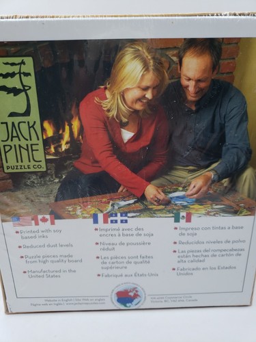 Jack Pine Puzzle Co 1000 Piece CHRISTMAS PRESENCE SANTA 19.25" x 26.625" NEW - Picture 3 of 6