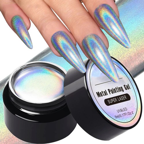 UV-Gel Nagellack Metallic – Silber, Gold, Bronze Für Perfekte Nail Art Zu Hause