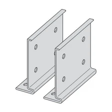 B-Line 9A-6006W/SS6, Mid-Span, Splice Plate for Aluminum Cable Tray, 1 pc
