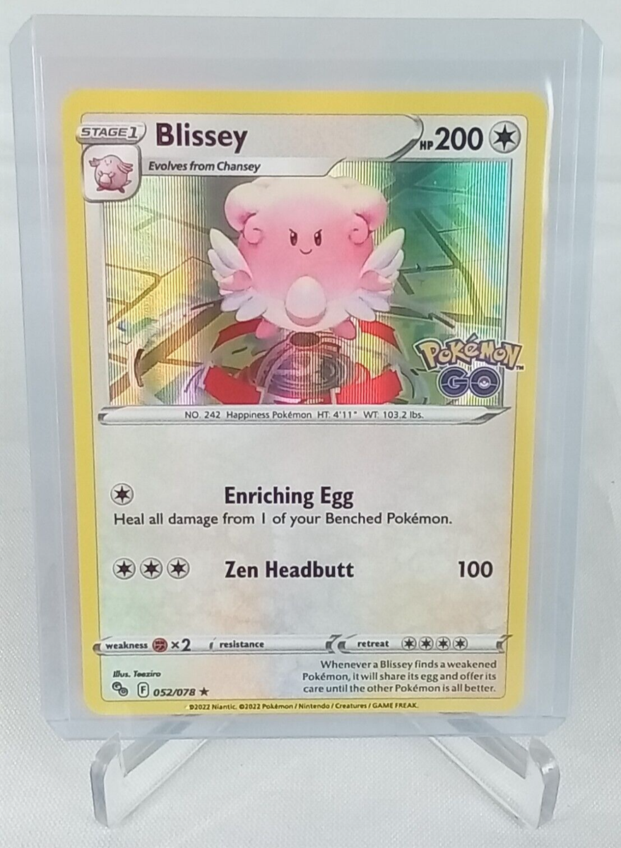 blissey pokemon go card price TCG - Pokemon (Stamped) Holographic 052/078 Either way Blissey Card Prices & Value
