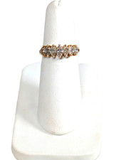 14K Gold Diamond Ring, Size 5-1/4
