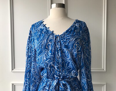 COUNTRY ROAD | elastic waist dress princess blue | $179 |  SIZE:6,8,10,12,14,16 | eBay