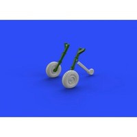 #MW22 Eduard 672109 Spitfire Mk.Ix Wheels 4 Spoke, W/Pattern 1/72 Brassin For