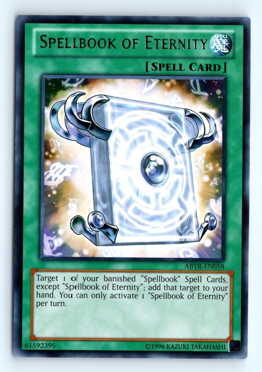 Yu-Gi-Uh Spellbook of Eternity #ABYR-EN058 Abyss Rising tcg LP | eBay Yu-Gi-Uh Spellbook of Eternity #ABYR-EN058 Abyss Rising tcg LP | eBay