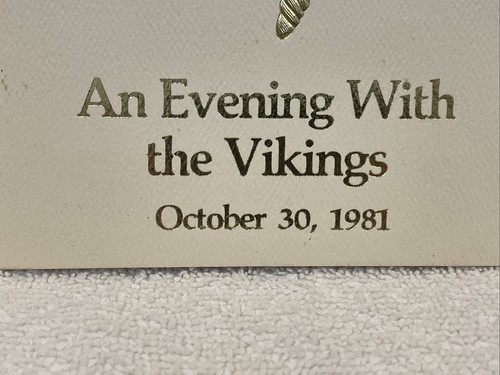 RARE Minnesota Vikings 10-30-1981 An Evening With The Vikings Prog, Bud Grant! - Picture 3 of 9