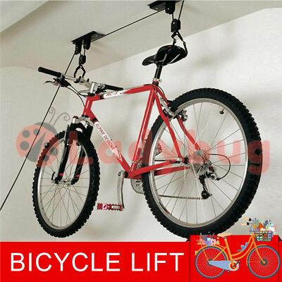 Bike Lift Storage Hoist Surfboard Kayak Bicycle Rack Ceiling Hooks