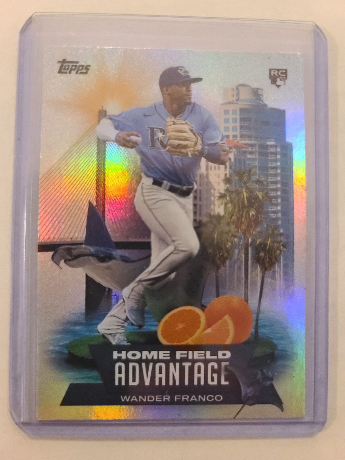 2022 Topps Series 2 Home Field Advantage Wander Franco #HA-14 SP Tampa Bay Rays