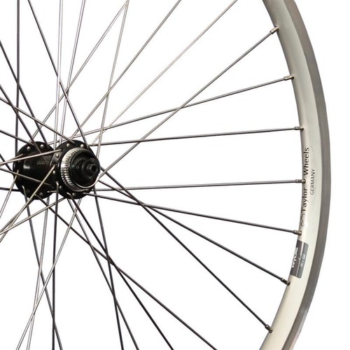 28 Zoll Vorderrad Ryde X-Plorer Hohlkammer Shimano HB-QC300 Nabe Disc CL silber - Bild 2 von 9