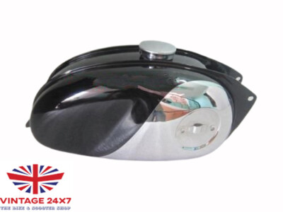 Fit For BSA Bantam D7, D10, D14, D175, Bushman Chrome & Black Petrol Tank & Cap