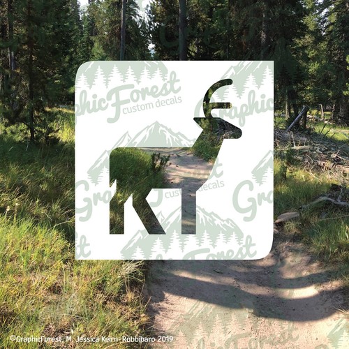 Recreation and Trail Symbol or Sign Decal 3x3in - Picture 35 of 47