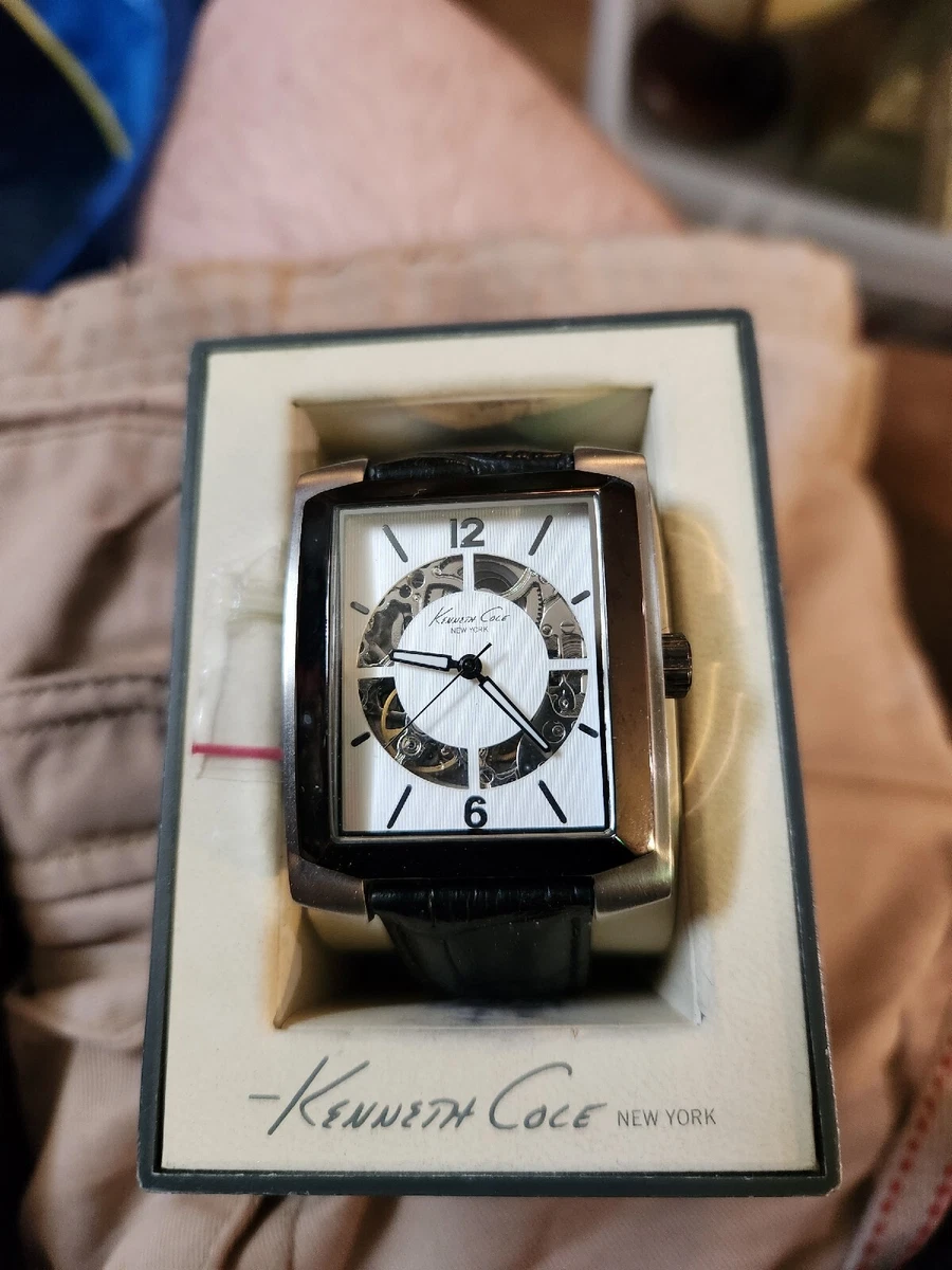 Kenneth cole skeleton watch mens cheap