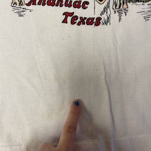 Vtg 90's Screen Stars Texas GATORFEST Anahuac USA Alligator X-ing 50/50 T Shirt - Picture 11 of 11