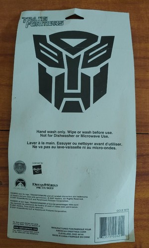 Vintage Transformers Movie 4 Cup Clips & Color Changing Straws Party Supplies - Picture 2 of 2