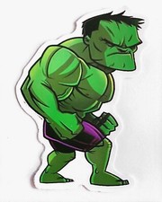 Marvel Comics Avengers The Incredible Hulk Anime Manga Waterproof Vinyl Sticker