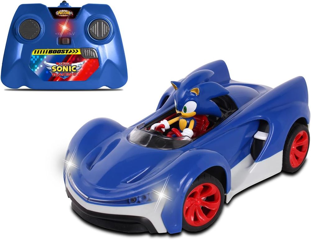 NKOK  Team Sonic Racing 2.4Ghz Radio Control Toy Car with Turbo Boost