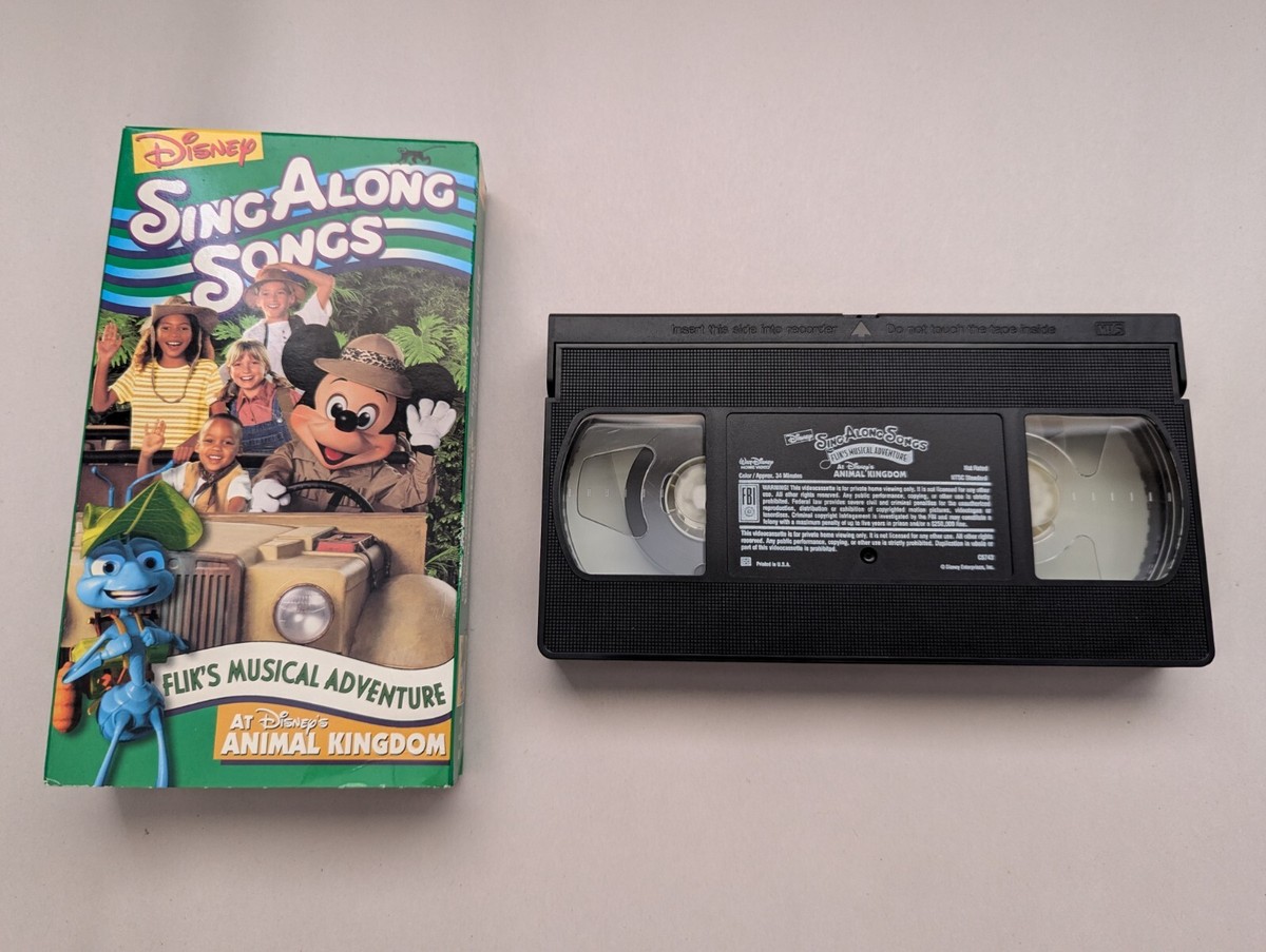 Disney Sing Along Songs - Fliks Musical Adventure (VHS, 1999