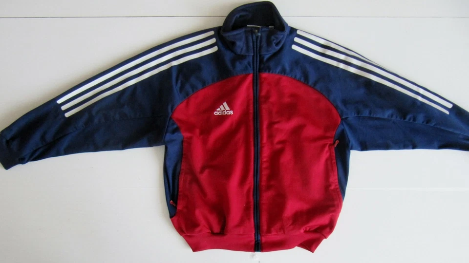 Top Condition: Vintage Adidas (Retro) Tracksuit Top Vest! Old School Size 8 (L) - Image 4 of 4