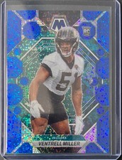 2023 Panini Mosaic Ventrell Miller RC Blue Sparkle Prizm /96 Card #374 MINT!