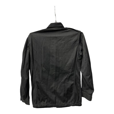 Vintage French army M64 black field jacket combat coat surplus