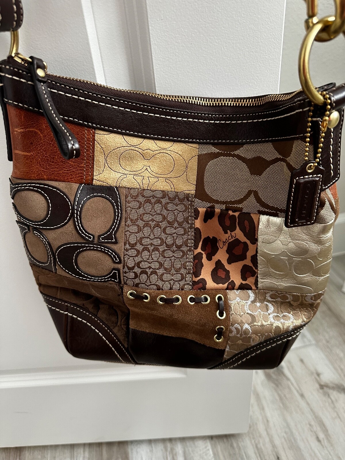 New condition and Rare Coach Patchwork-F12840 sho… - image 4