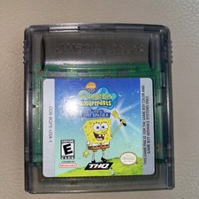 Spongebob Squarepants Legend of the Lost Spatula Game Boy Color Authentic