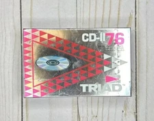 TRIAD CD-11 102 Chrome Taiyo Yuden Audio Cassette Tape Sealed Unopened Japan