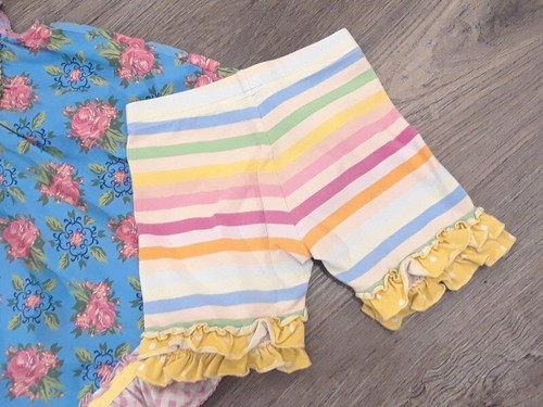 VGUC Matilda Jane size 6 fresh fantasy tunic rainbow shortie brilliant daydream - Picture 4 of 4