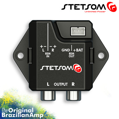 Stetsom ST6000 - Audio Converter (High to RCA), Remote Output Auto Turn On / Off