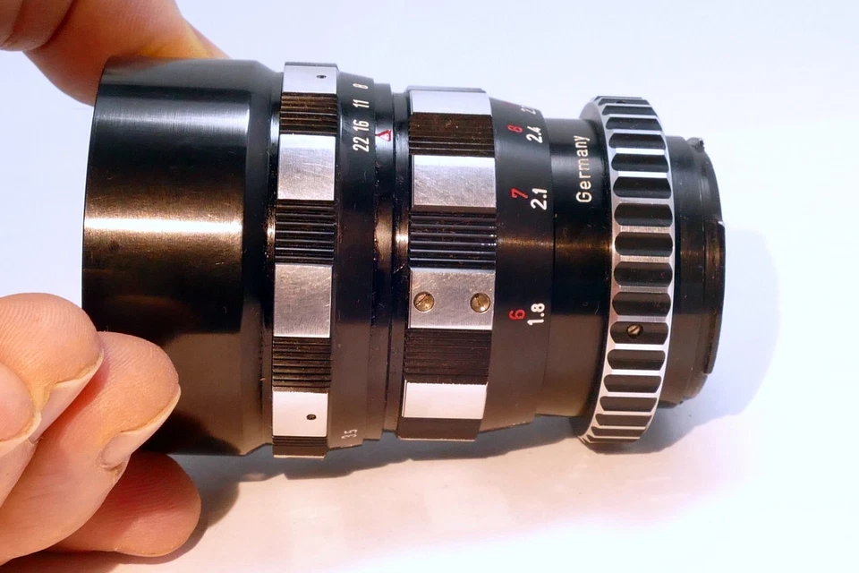Lente Enna-Munchen Tele-Ennalyt 135 mm f3,5 montaje exacto cebra Foto 3 de 4