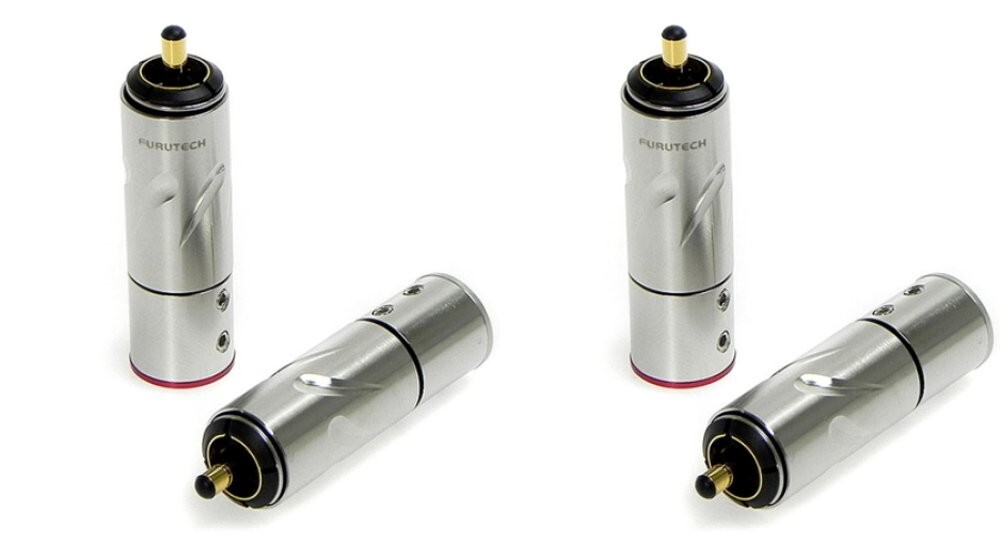 その他 FURUTECH FP-101(G) RCA plug FURUTECH FT-111(G) High Performance RCA connector - 4pcs Set