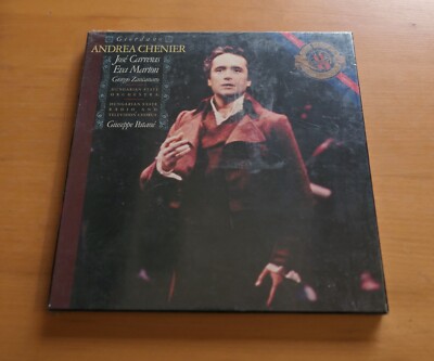 M2 42369 Giordano Andrea Chenier Jose Carreras SEALED 2LP CBS Digital Box Set